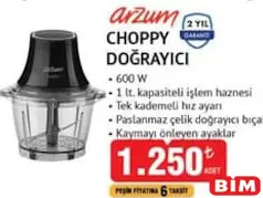 ARZUM CHOPPY DOĞRAYICI ARZUM CHOPPY DOĞRAYICI